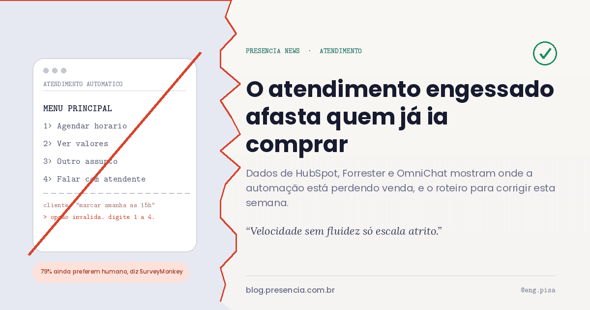 Profissional de estética consultando o celular com uma conversa de WhatsApp aberta ao lado da agenda de atendimentos